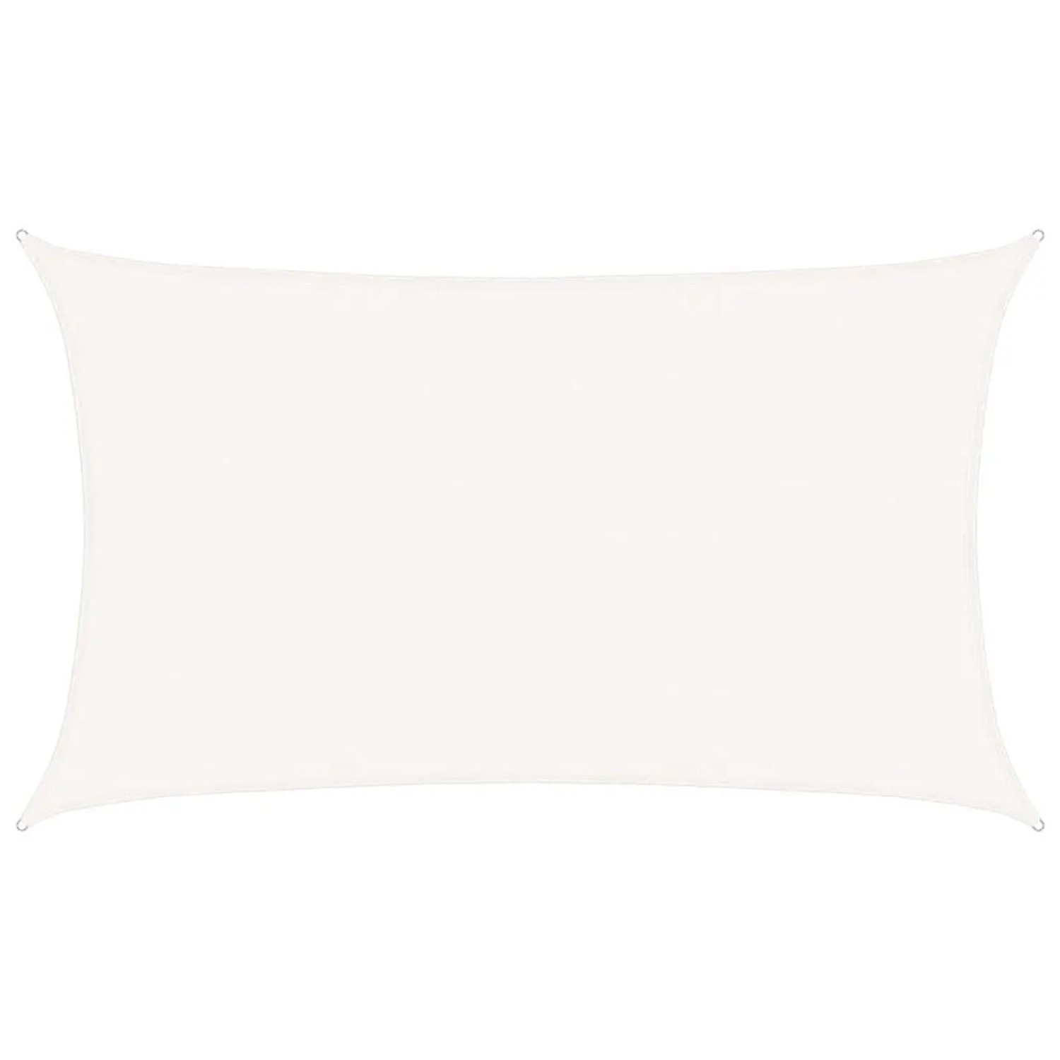 Furnicato Sonnensegel 160 G M² Weiß 5x8 M Hdpe