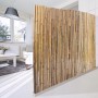 Karat Bambus Sichtschutzzaun, Natur, 180x200cm, als Raumteiler oder Balkon Sichtschutz im Wohnraum.