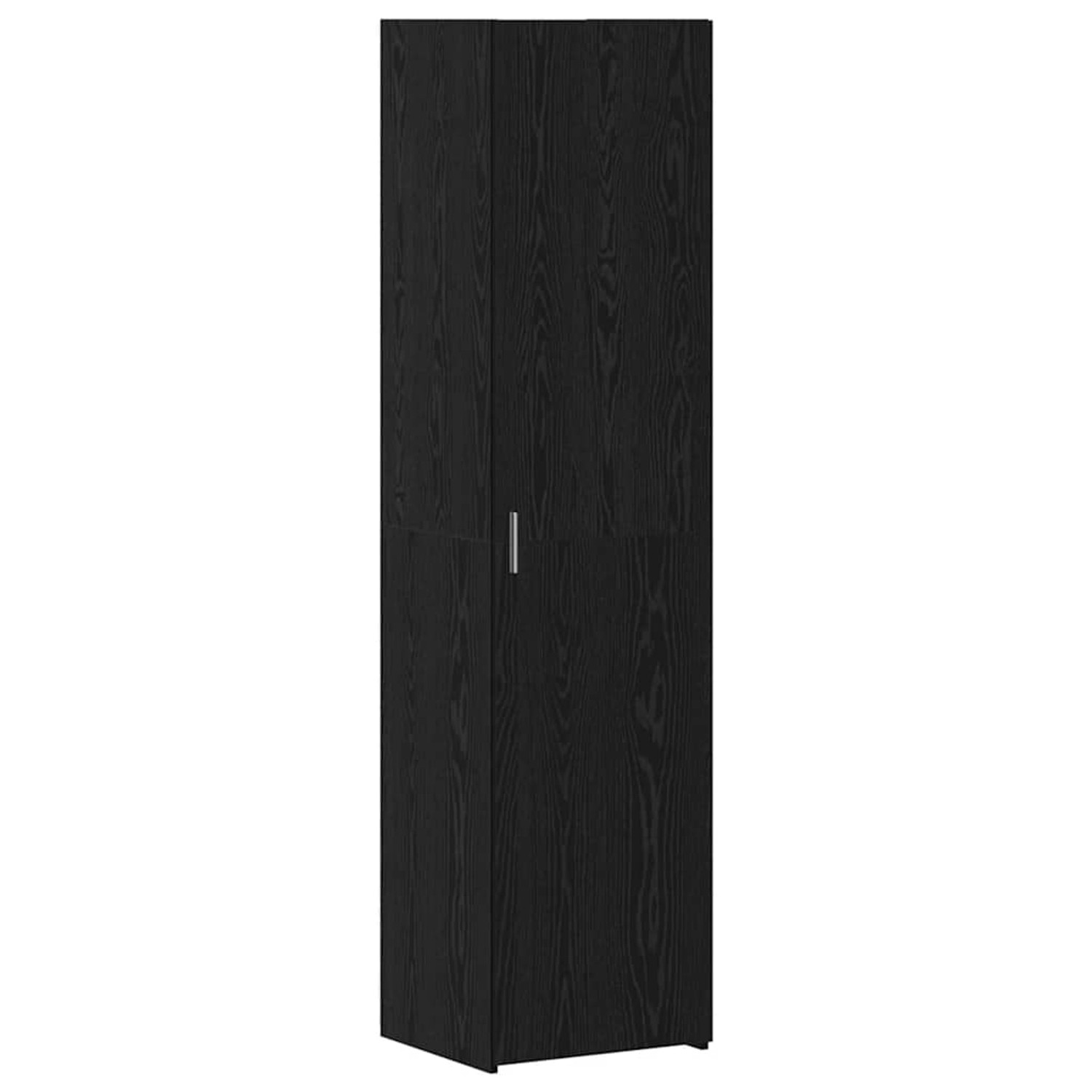 vidaXL Highboard Schwarz Eichen-Optik 45 x 42,5 x 185 cm Holzwerkstoff 3365 günstig online kaufen
