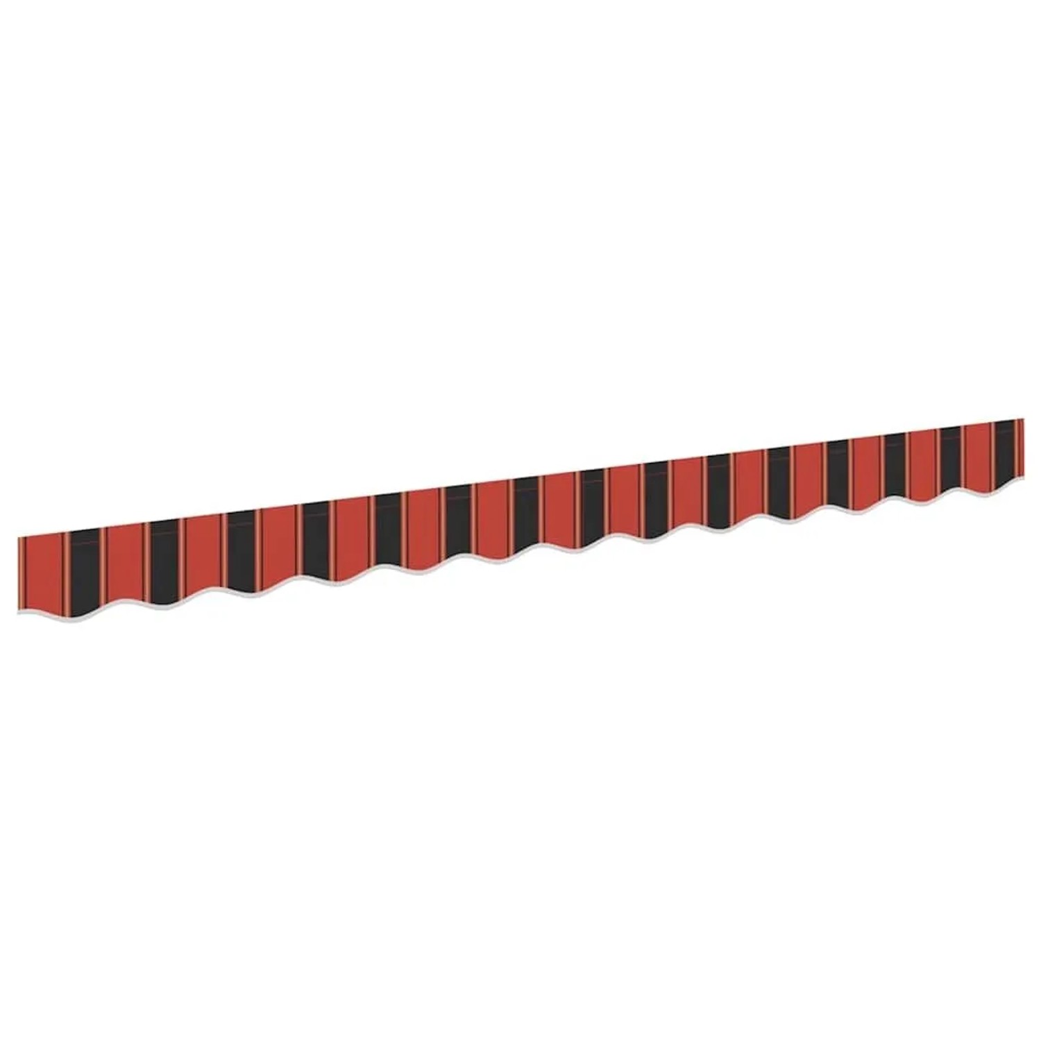 vidaXL Markisenvolant Mehrfarbig 330 x 20 cm Segeltuch 42000696