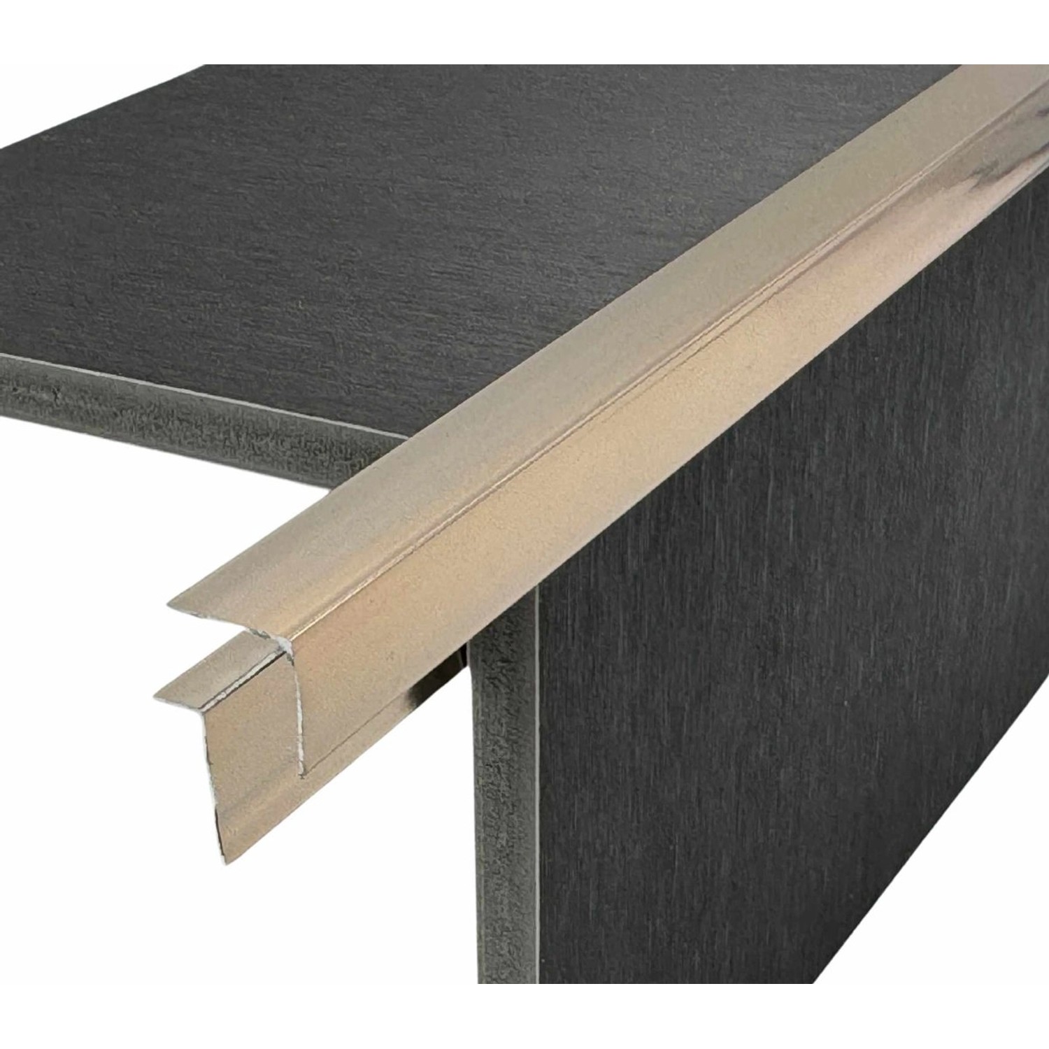 Colortree Aluminium Profil Außenecke Rose Gold Eloxiert 2m VV Montageprofil günstig online kaufen