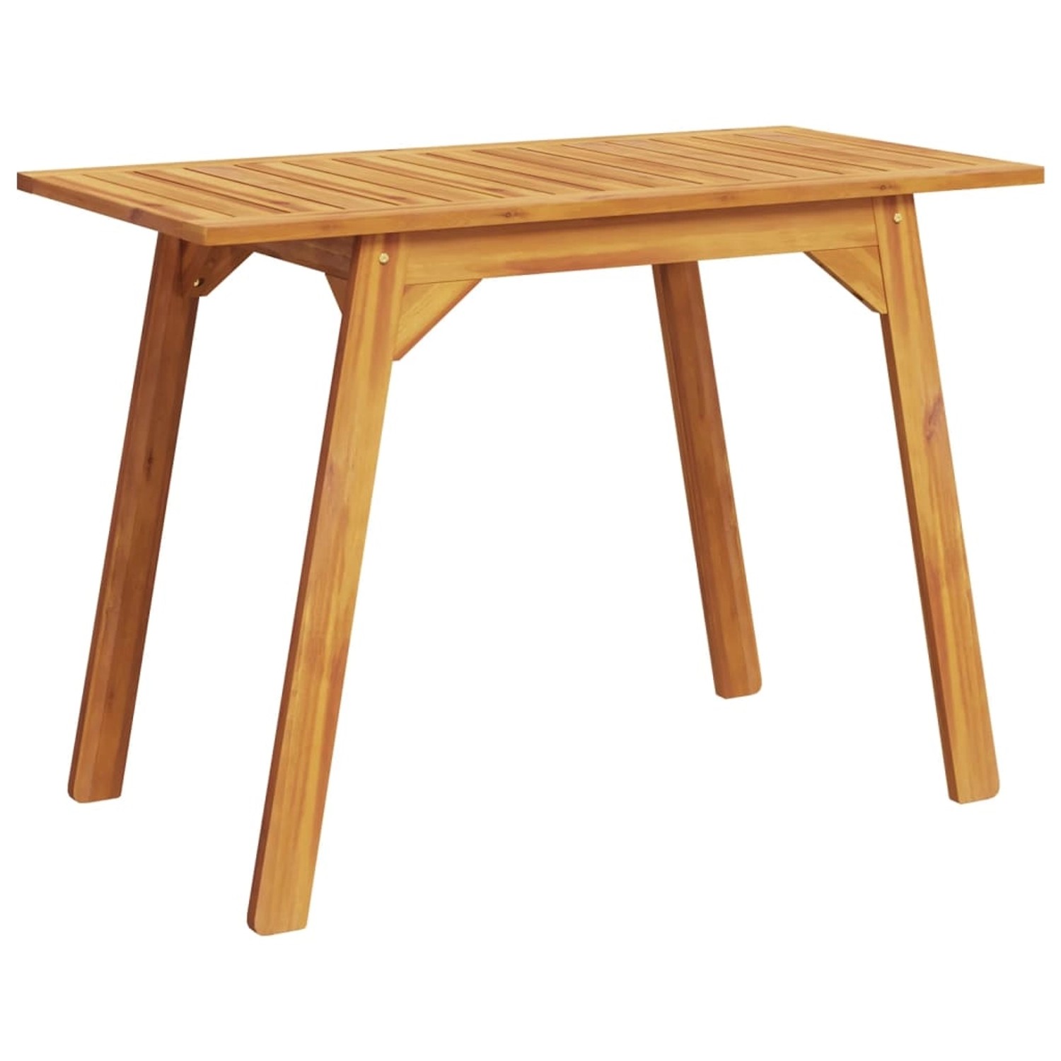 vidaXL Garten-Esstisch 110x56x75 cm Massivholz Akazie 366372