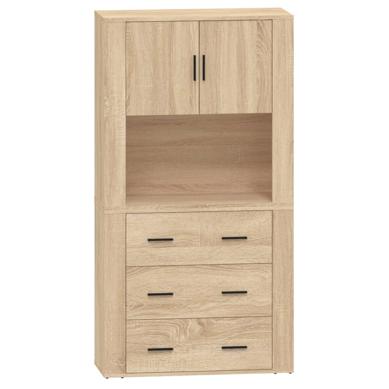 vidaXL Highboard Sonoma-Eiche Holzwerkstoff 3185386