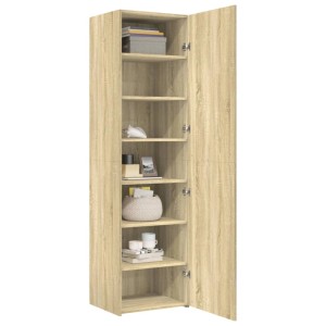 vidaXL Highboard Sonoma-Eiche 50x42,5x185 cm Holzwerkstoff 3281415
