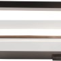 Moderne Trio LED-Bad-Wandleuchte Gianni in Chrom, länglich-ovales Design, warmweißes Licht.