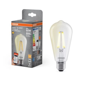 Osram LED-Leuchtmittel E27 Edison E60 Dimmbar 6 W 806 lm 14,3 x 6,4 cm
