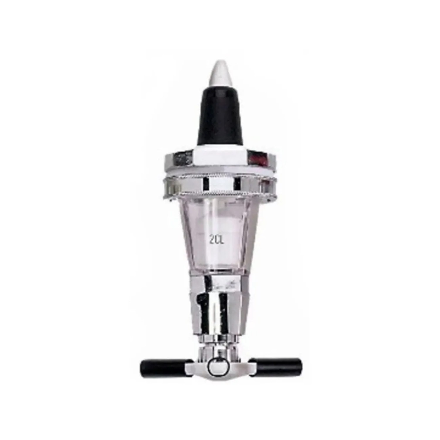 Ich-Zapfe Royal Portionierer mit Zählwerk Schwarz Dosierung 40 ml