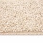 vidaXL Anti-Rutsch Shaggy Teppich Creme 160 x 160 cm PP 4019784_7