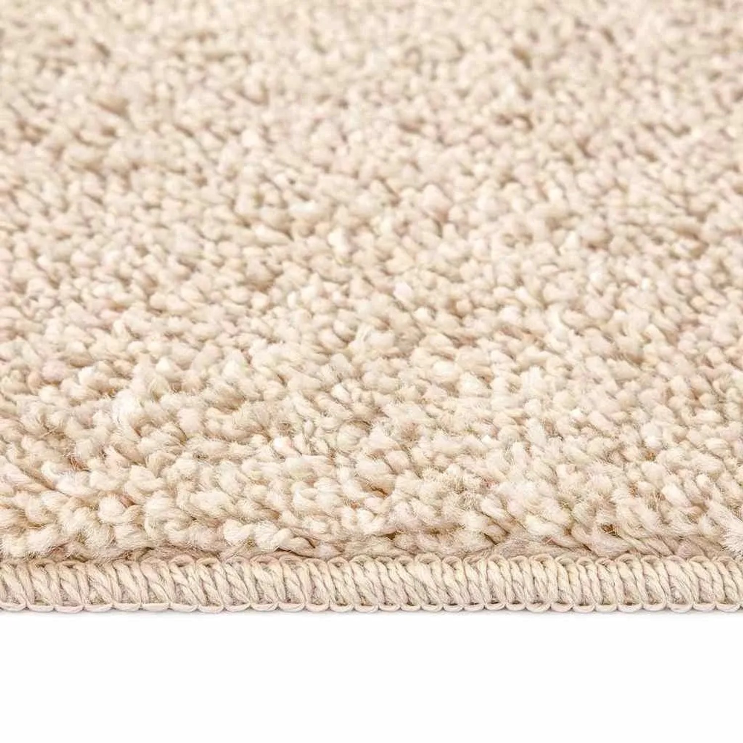 vidaXL Anti-Rutsch Shaggy Teppich Creme 160 x 160 cm PP 4019784_7