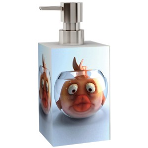 Sanilo Seifenspender mit Goldfisch-Motiv für Bad & Küche.