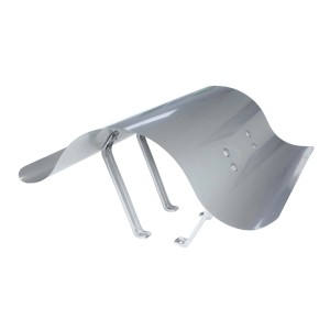 Silberne Zambelli Schornsteinabdeckung (56-65cm) aus Edelstahl. Kaminabdeckung für optimalen Schutz.