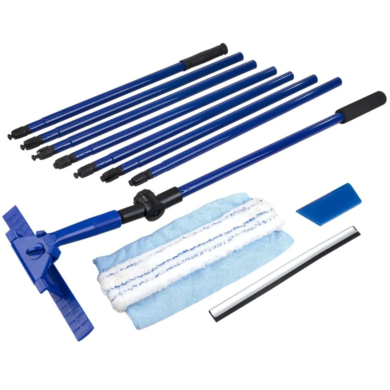 Thumbnail - Westfalia Teleskop-Fensterwischer mit Schmutzkratzer 3,88 m aus Kunststoff