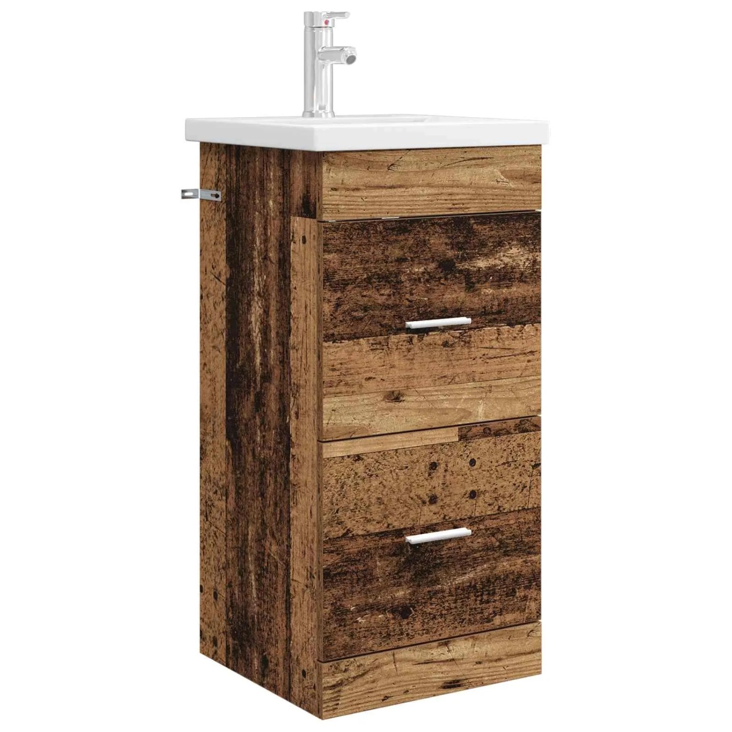vidaXL Badezimmerschrank mit Waschbecken Altholz 42 x 40 x 84,5 cm 890702