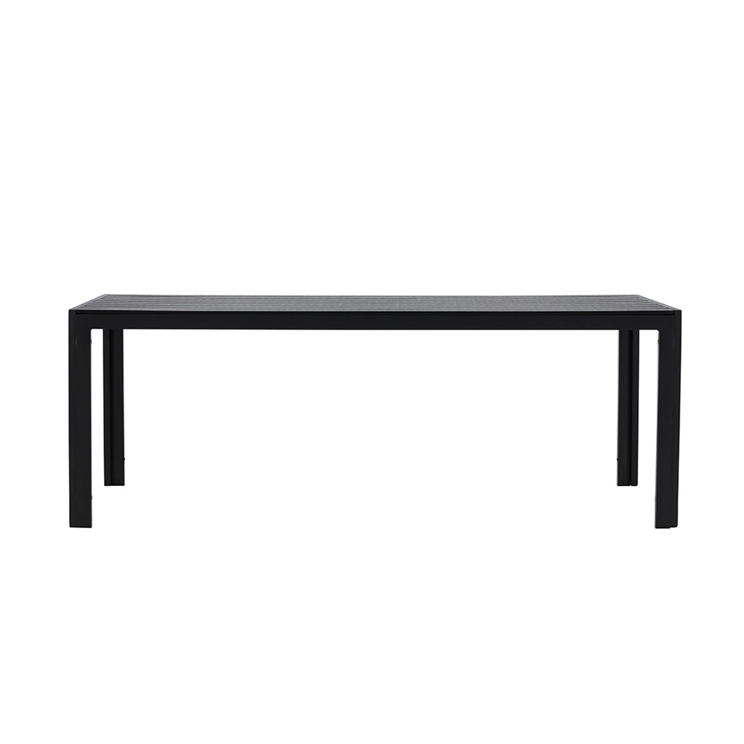 ebuy24 Mirko Gartentisch Schwarz 205x90 günstig online kaufen
