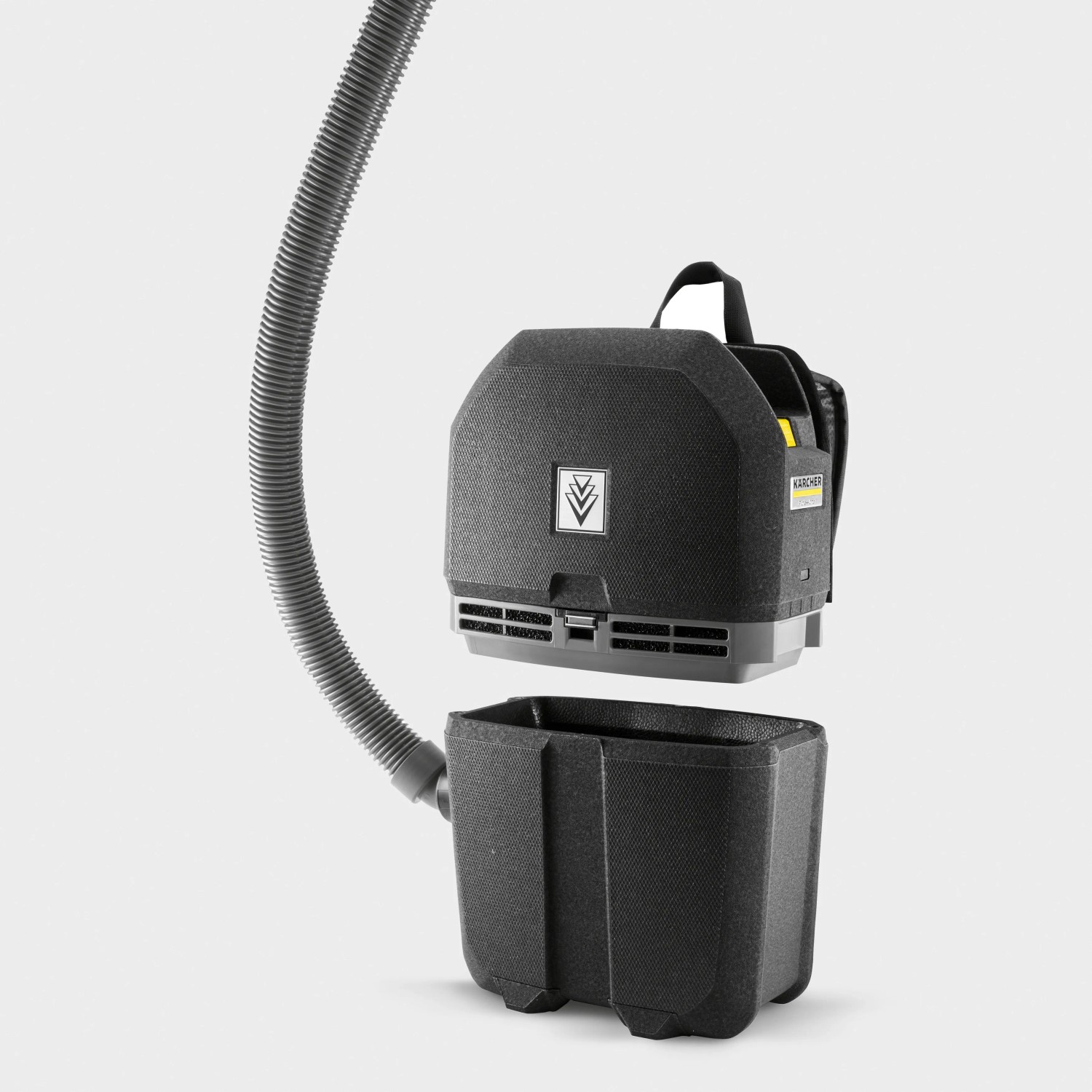 Kärcher BVL 5/1 Bp Akku-Rucksacksauger, leicht und leistungsstark für flexible Reinigung.