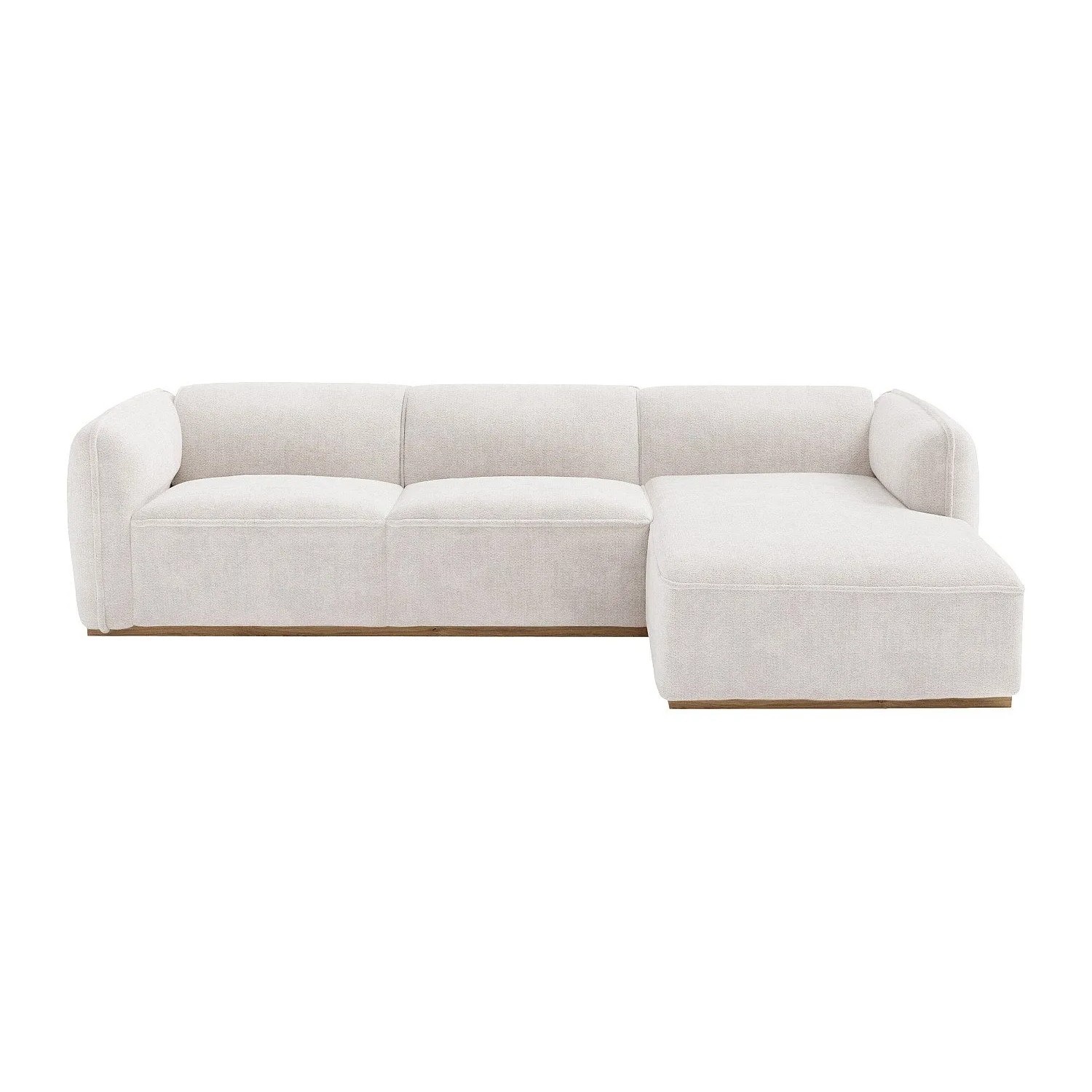 Vente-unique Sofa Ohne Schlafmöglichkeit Canobru Beige 272 cm
