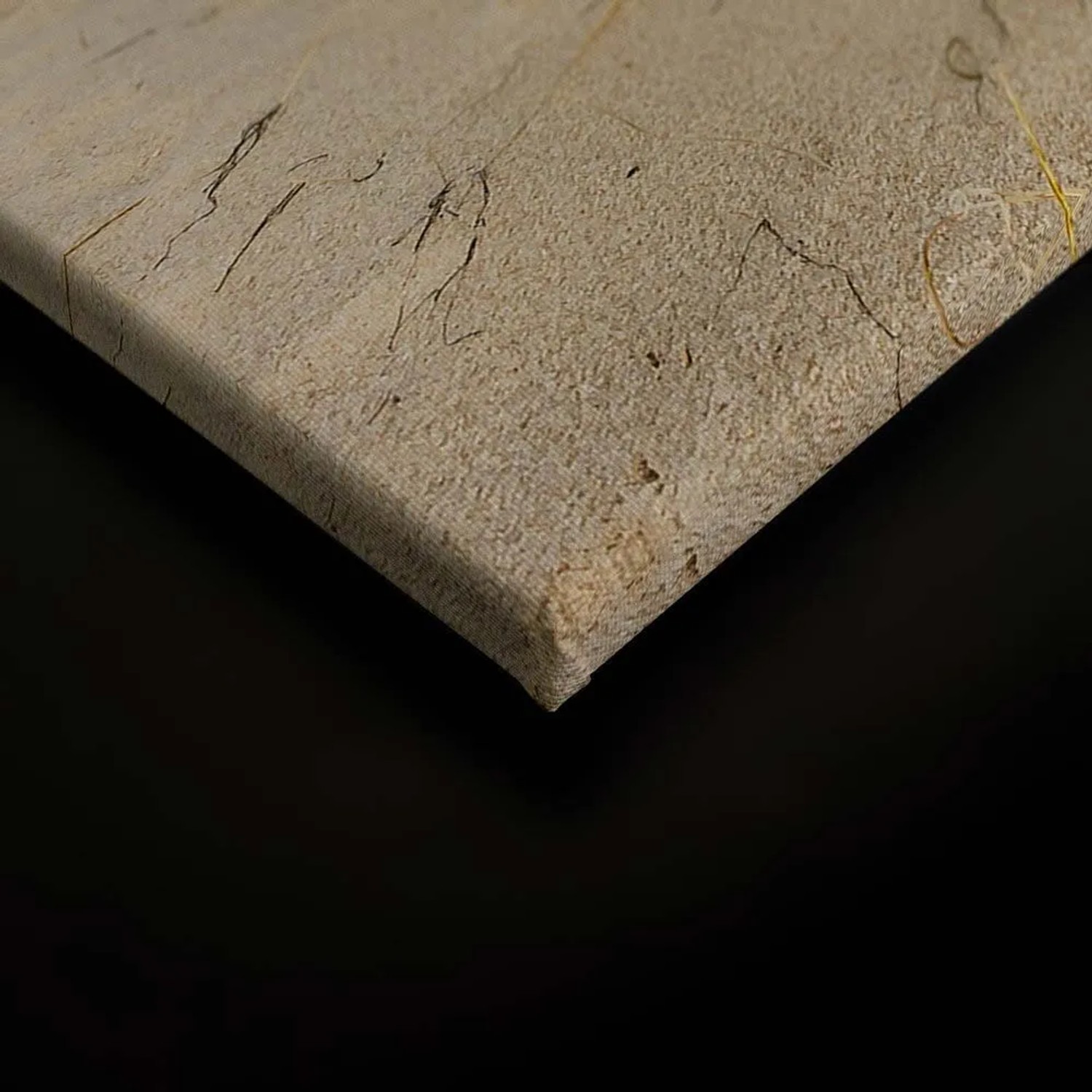 Detailaufnahme einer Bricoflor Leinwand (120x80 cm) mit Küstenmotiv, geeignet als Wandbild für Wohnräume.