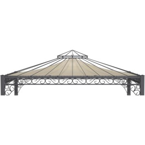Eleo Sonnensegel 200x200 cm Ecru für Pavillon Meran/Bolzano, Zubehör für Lauben und Pavillons.