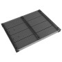 vidaXL Gartendusche mit Grauer Bodenplatte 225 cm Edelstahl 3070785_14