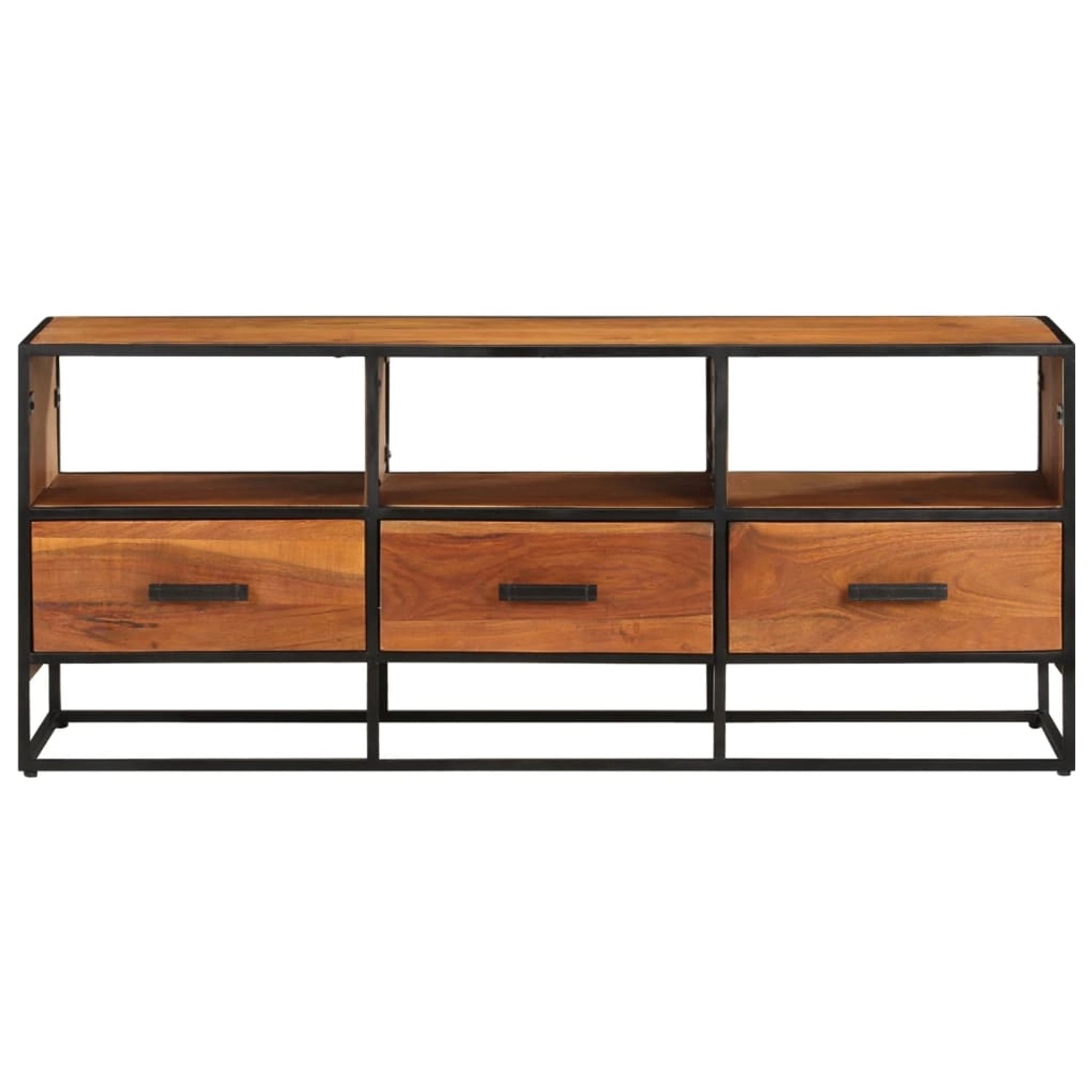 Tv-schrank 110x30x45 Cm Massivholz Akazie günstig online kaufen