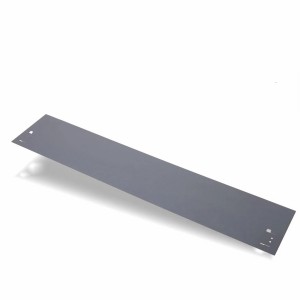 Graue Green-split Rasenkante aus Metall, 18,5x120cm, 5er-Set für Beeteinfassung.