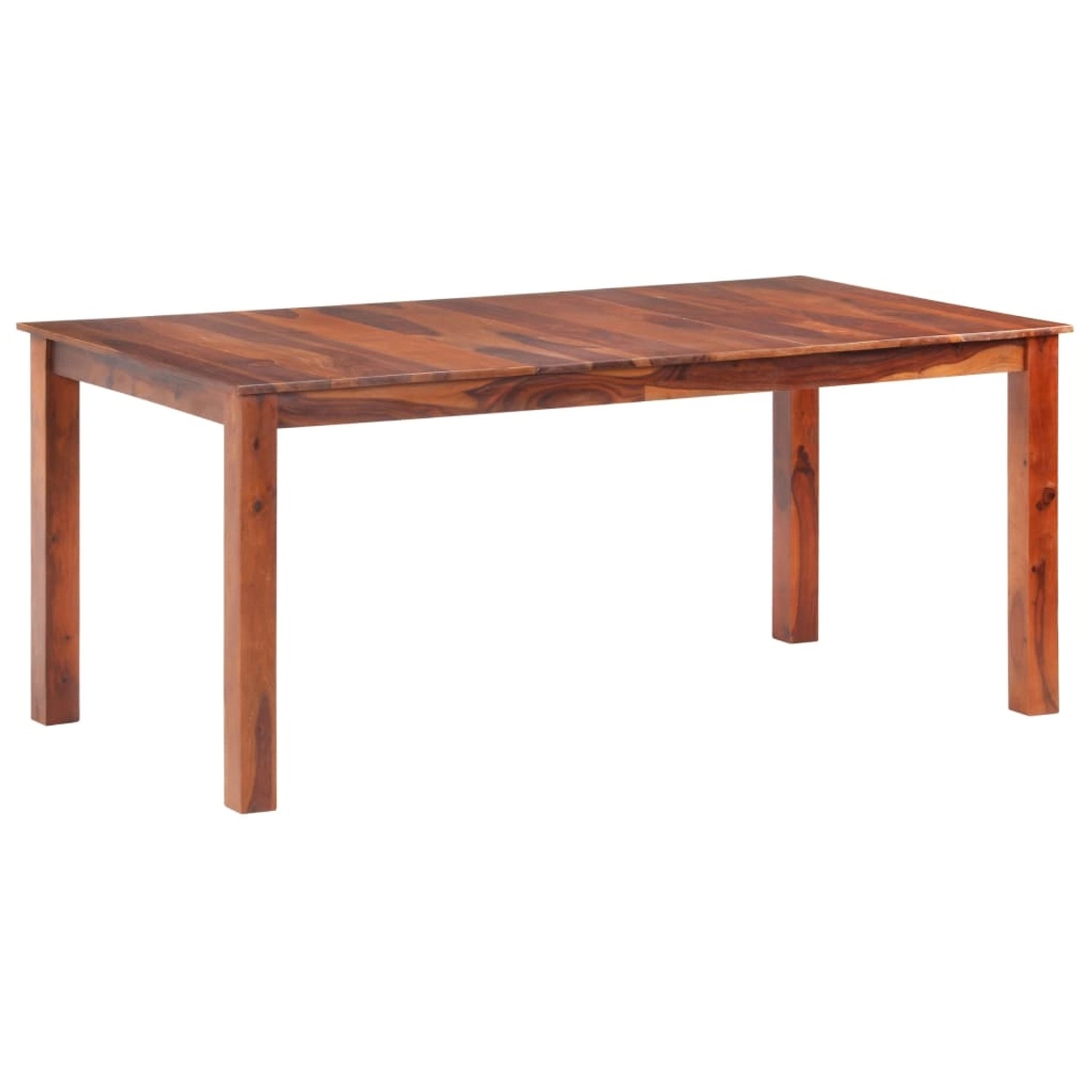 vidaXL Esstisch 180x90x76 cm Massivholz mit honigfarbener Politur