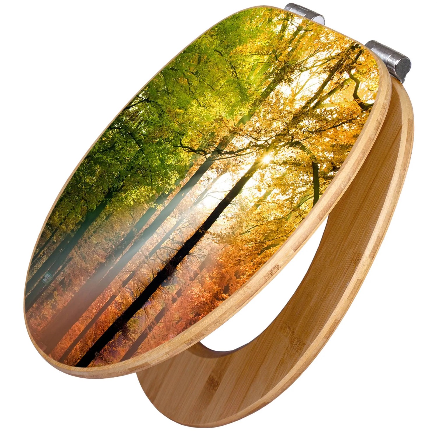 Banjado Design WC Sitz Bambus Holz Toilettendeckel Mit Absenkautomatik Klod günstig online kaufen