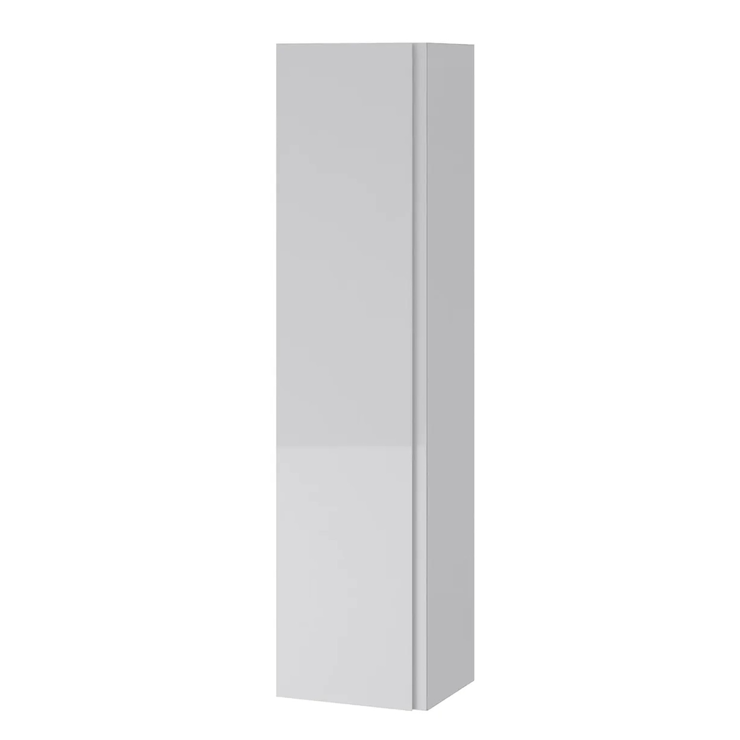 KOLMAN HOCHSCHRANK Türen 160 cm Grau mit Spiegel