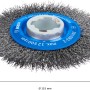 Bosch X-Lock Scheibenbürste Clean for Metal mit gewelltem Draht, Ø 115 mm, für Winkelschleifer. Ideal zur Metallreinigung.
