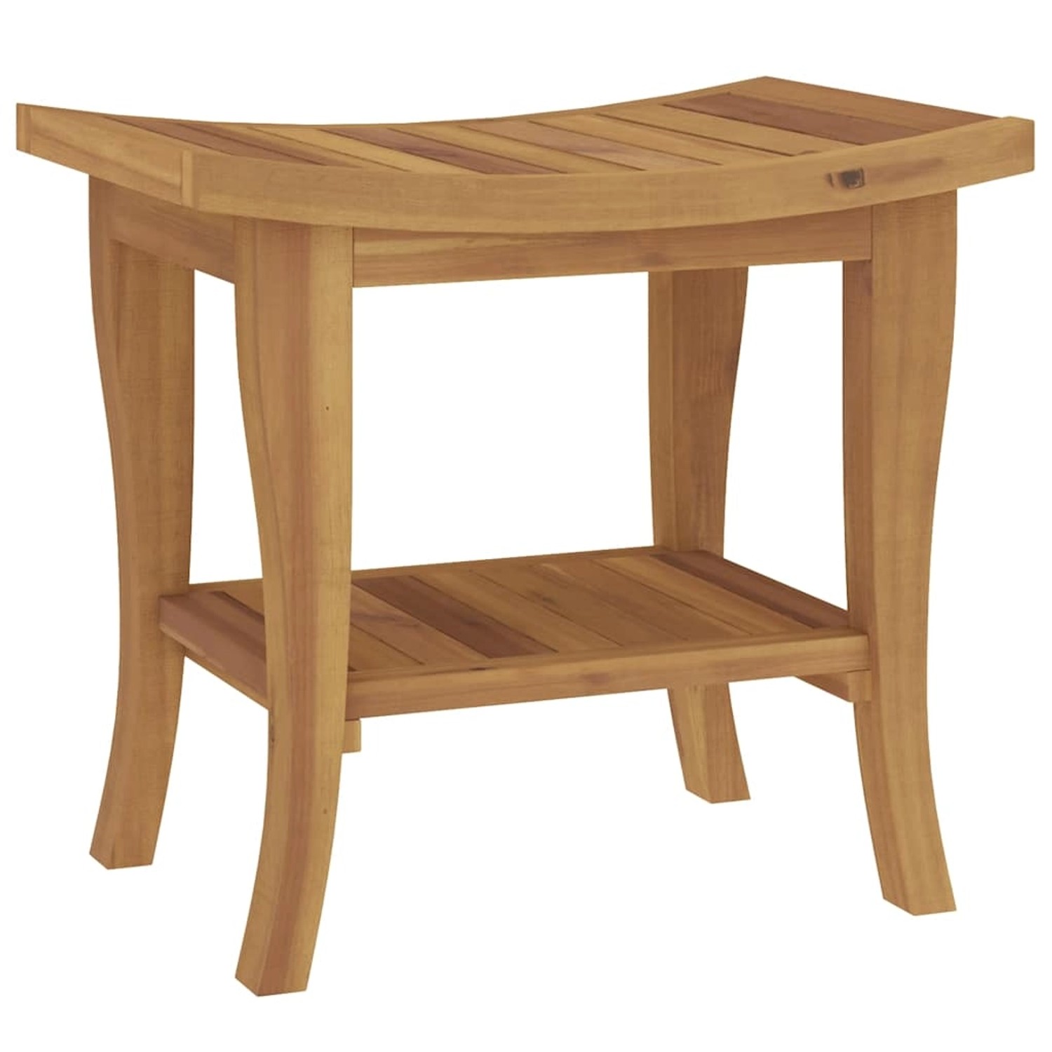 vidaXL Badezimmer-Beistelltisch 50x35x45 cm Massivholz Teak 340748 günstig online kaufen