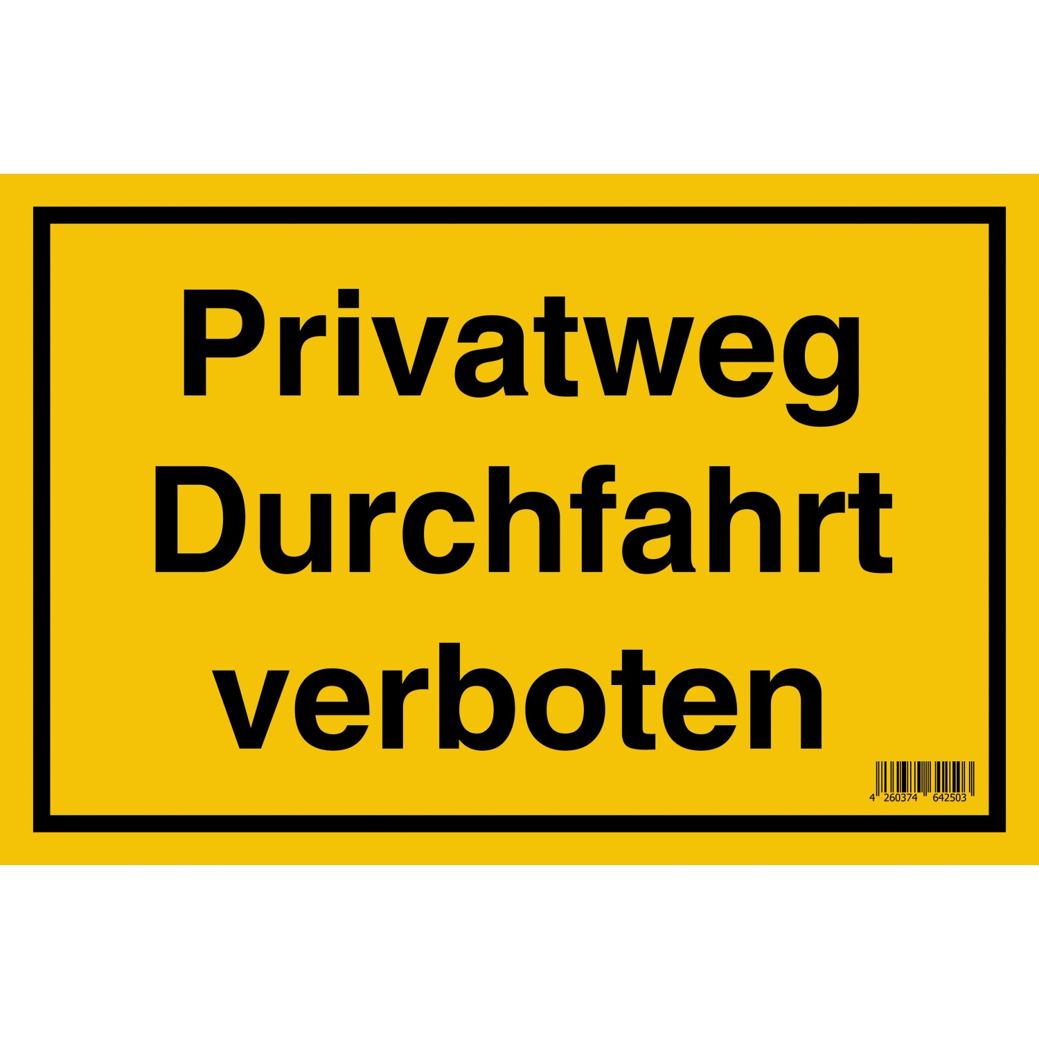 Durchfahrtsrechtslogos