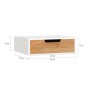 SoBuy Schubladenbox Aufbewahrungsbox Schreibtischorganizer 30×10×31cm FRG179-WN_4