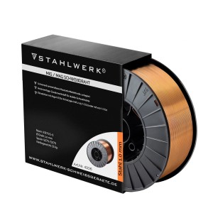 STAHLWERK MIG MAG Schweißdraht ER70S-6 SG2 1,0 mm auf Spule.