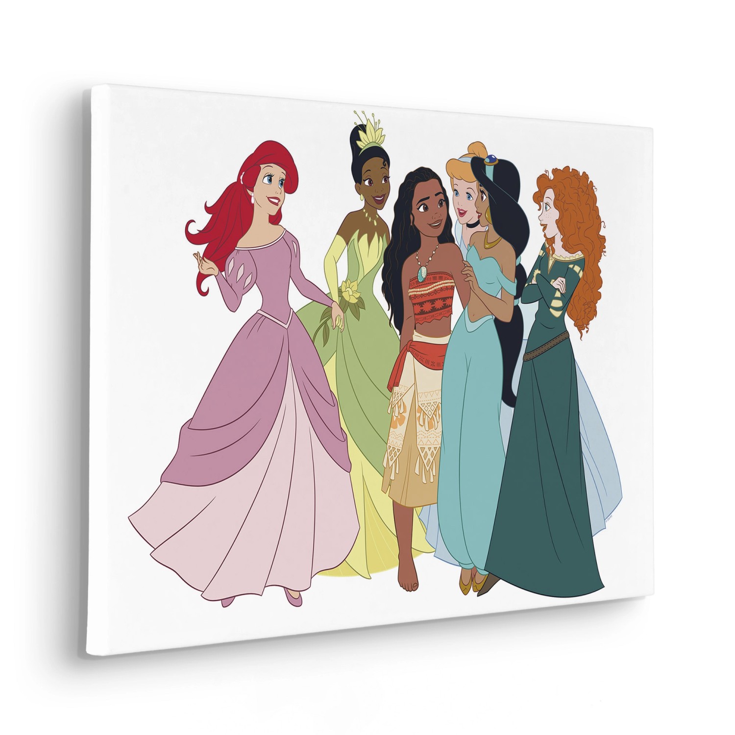 Komar Keilrahmenbild Disney Princesses Together Bunt günstig online kaufen