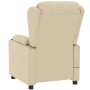 vidaXL Relaxsessel Elektrisch Creme Stoff 3098786_6