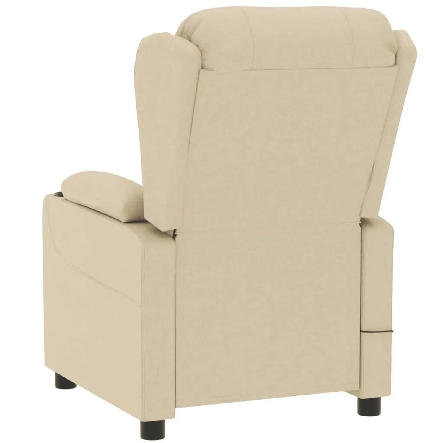 vidaXL Relaxsessel Elektrisch Creme Stoff 3098786_6