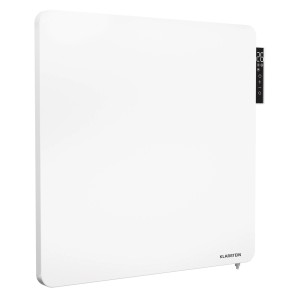 Klarstein Wonderbeam 450 Hybride Infrarotheizung 60 x 60 cm 450 W Wochentimer Fernbedienung Weiß