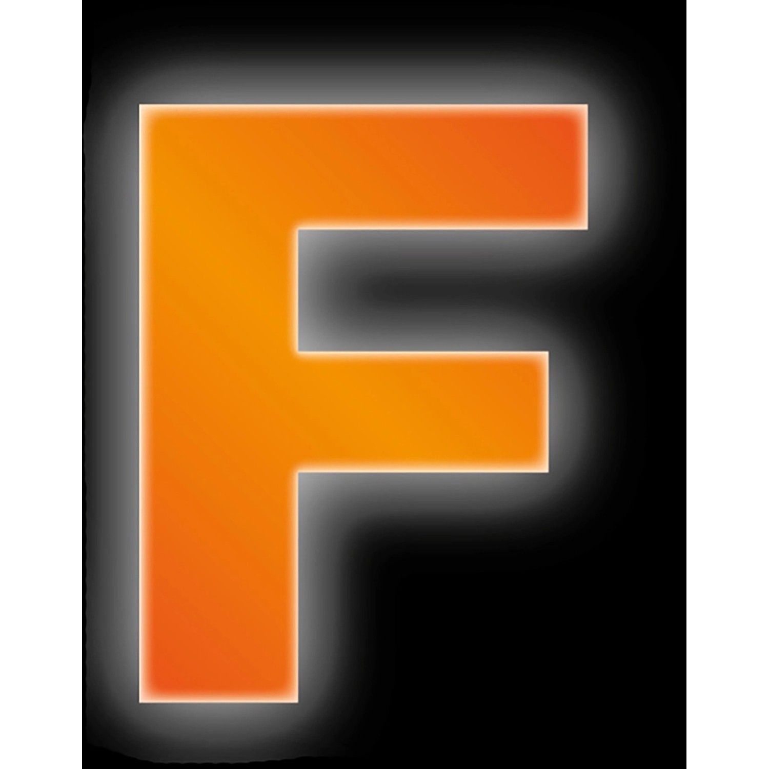 Conacord Klebebuchstabe F Reflektierend 8 cm Orange günstig online kaufen