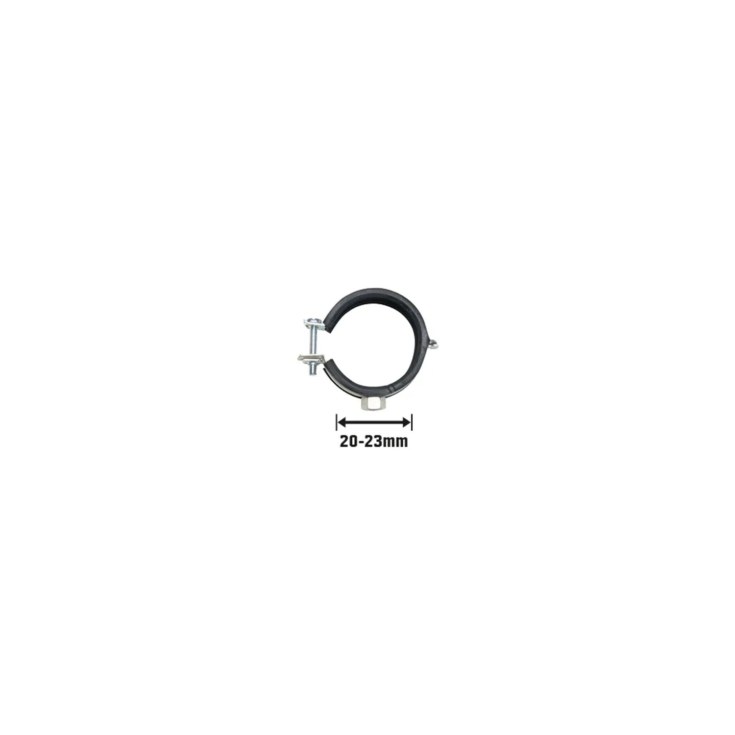 Rohrschelle mit Gummieinlage Ø 20-23 mm M8 10 Stück kaufen bei OBI