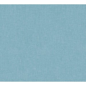 Helle, hellblaue Vliestapete mit leichter Struktur aus der Kollektion Metropolitan Stories.
