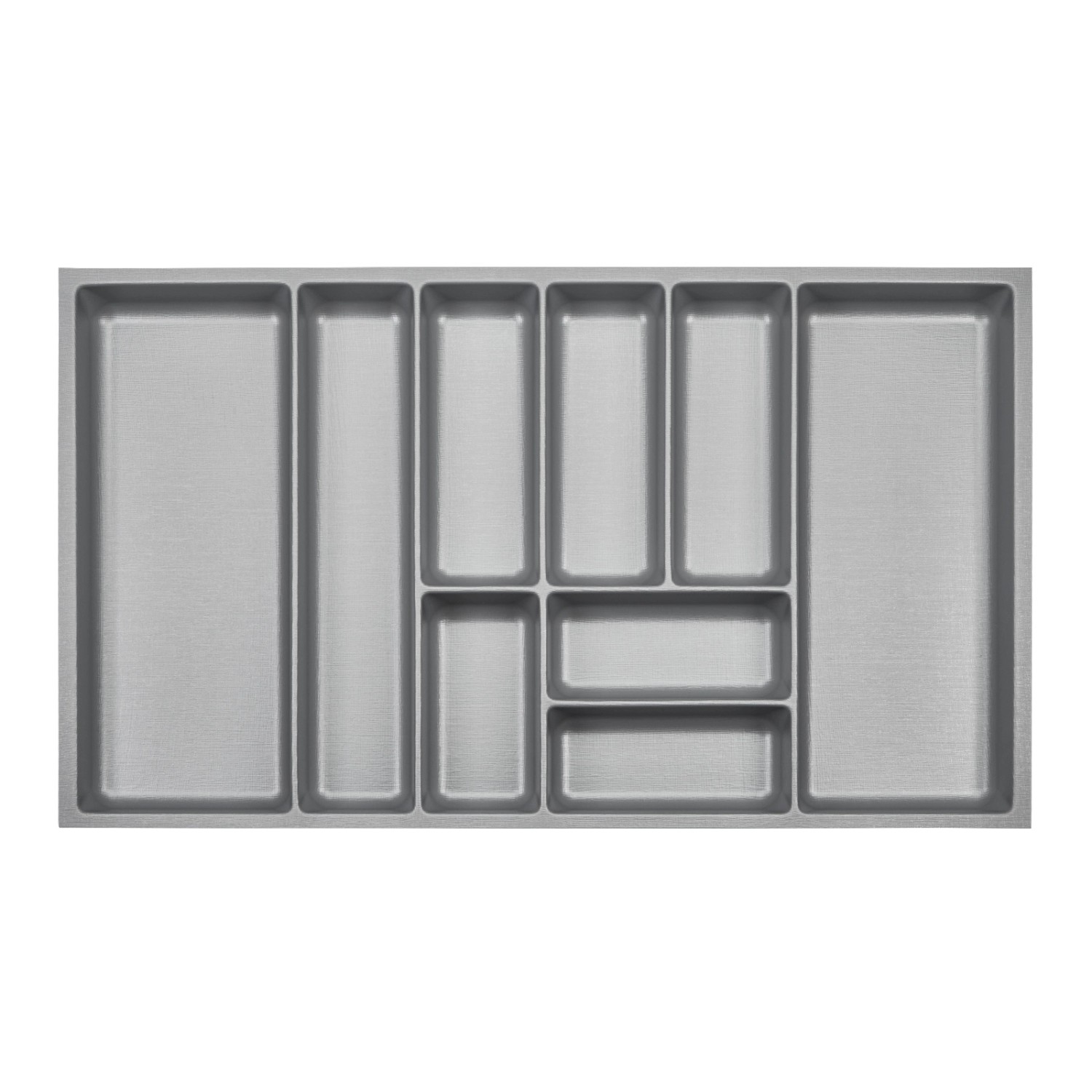 SOTECH ORGA-BOX-3 Besteckeinsätze Tiefe 473 mm Höhe 50,5 mm Silbergrau Schubladeneinsätze Breite 791 mm