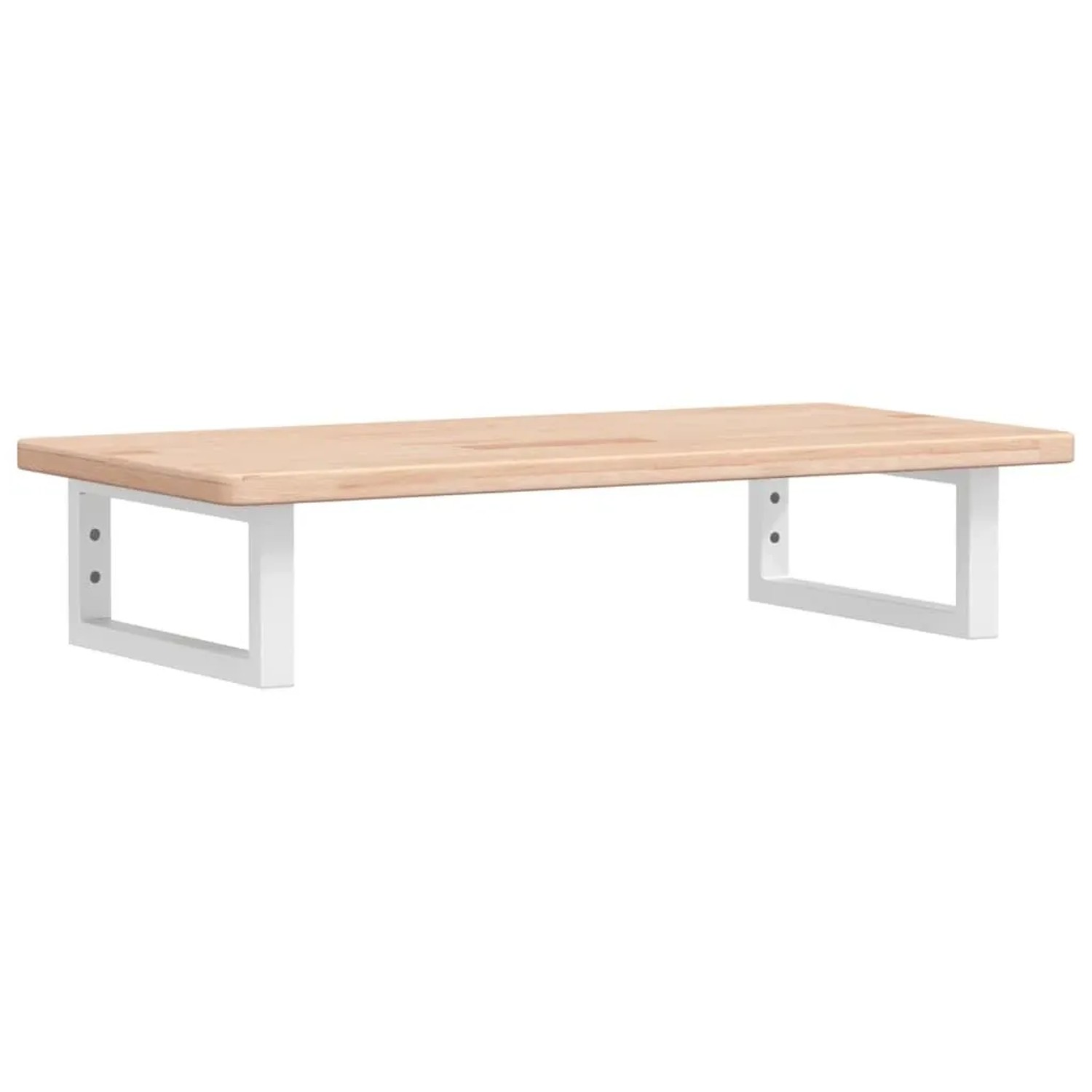 vidaXL Waschtischplatte mit Halterung Stahl und Massivholz Eiche 3302328 günstig online kaufen