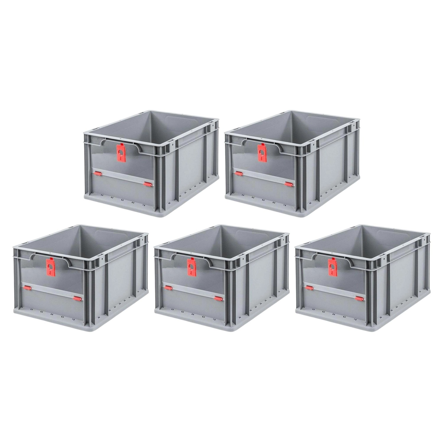 PROREGAL SparSet 5x Eurobox NextGen Insight Cover HxBxT 22 x 30 x 40 20 Lit günstig online kaufen