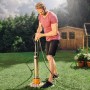 Einhell Tiefbrunnenpumpe GC-DW 1045 N im Einsatz zur Gartenbewässerung. Elektro-Pumpe aus Edelstahl.