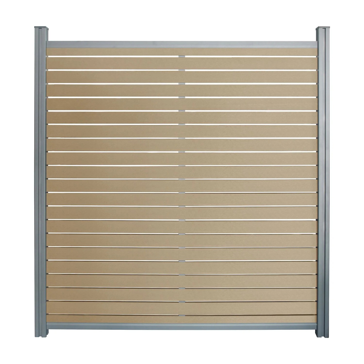 Home Deluxe WPC-Sichtschutzzaun Alira 1 Element 185 cm x 180 cm Teak