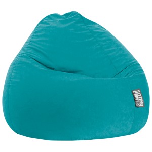Blauer Sitting Point Sitzsack BeanBag Easy mit 300 l Volumen.