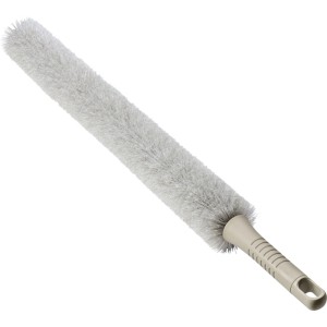 OBI Heizkörperbürste 77 cm, greige, mit biegsamem Stahldraht und Aufhängeloch für effiziente Reinigung.