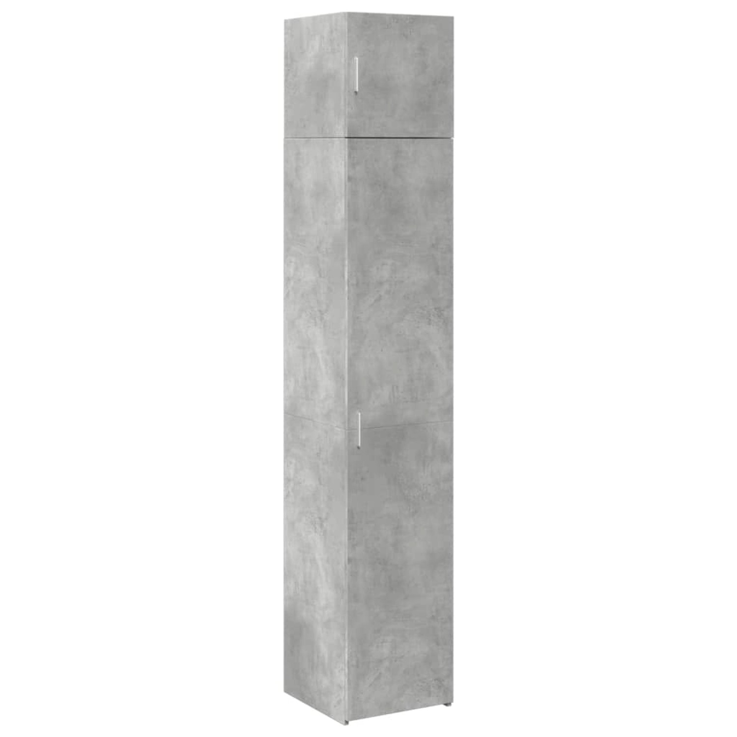 vidaXL Hochschrank Schmal Betongrau 40x42,5x225 cm Holzwerkstoff 3281276 günstig online kaufen