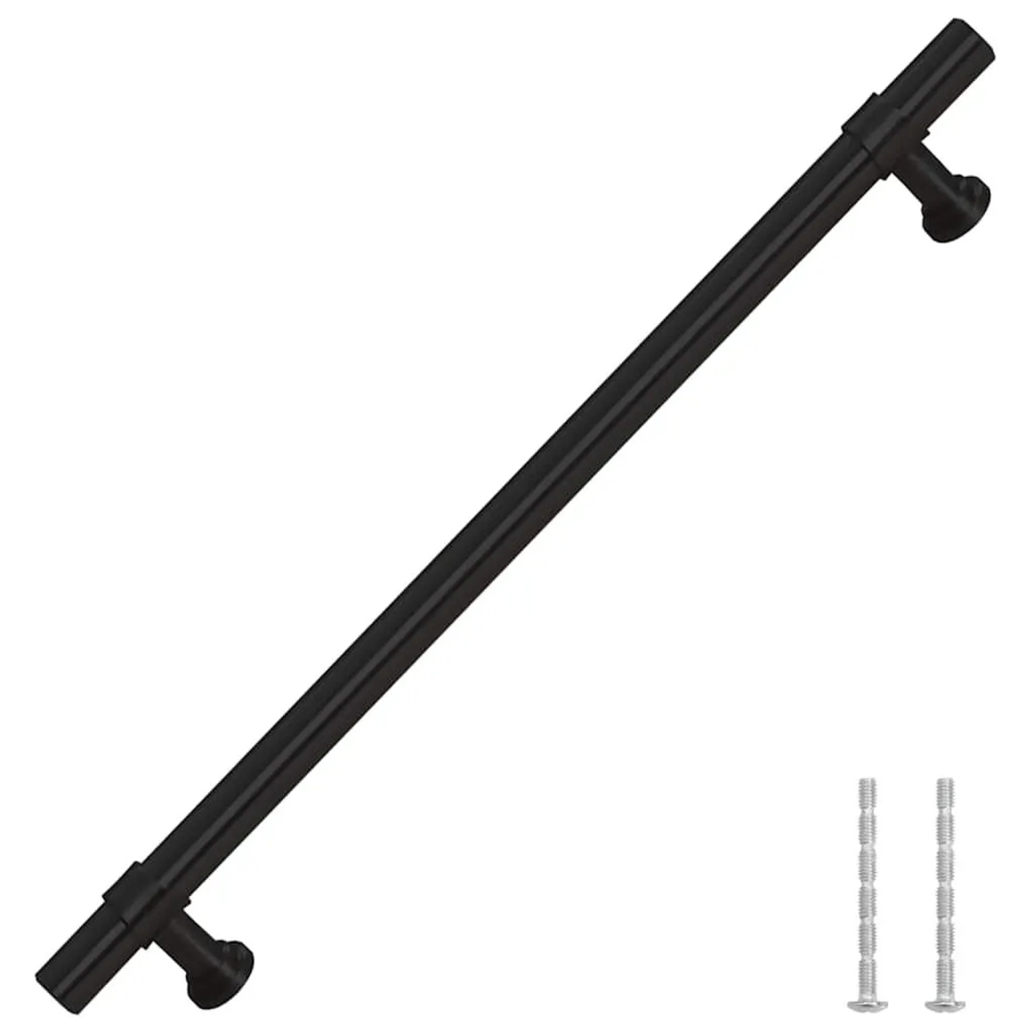 vidaXL Möbelgriffe 5 Stk Schwarz 192 mm Edelstahl 155424