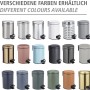 Wenko Treteimer Leman in verschiedenen Farben, 3L Kosmetikeimer für Bad & Küche.